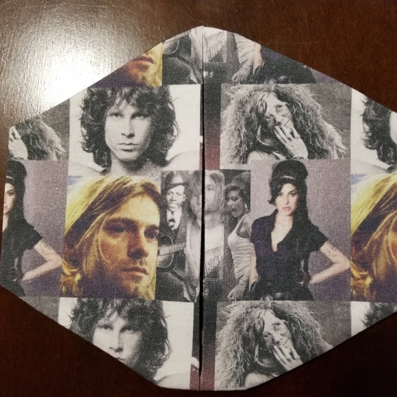 Men's 27 Club Custom Facemask 2 Layer Homemade - Picture 4 of 6